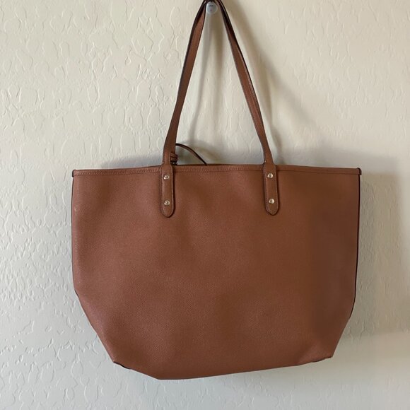 Coach Tan Large City Zip Tote - Cognac - Picture 4 of 9